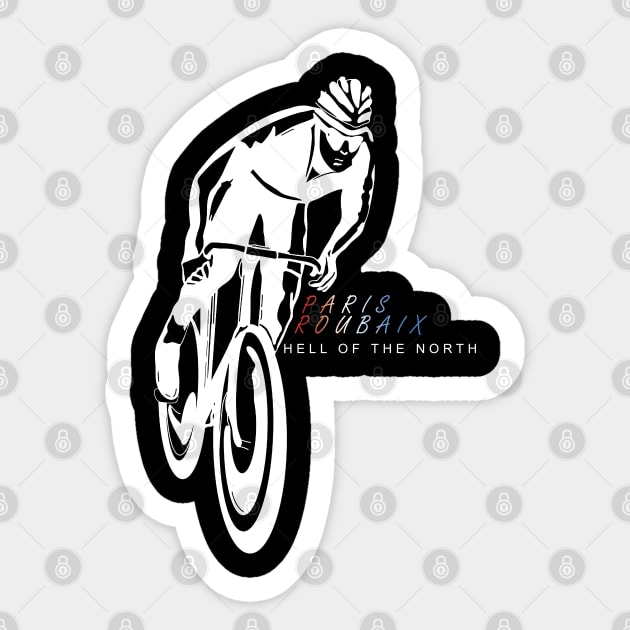 Paris Roubaix Hell of the North /cycling Sticker by Wine4ndMilk